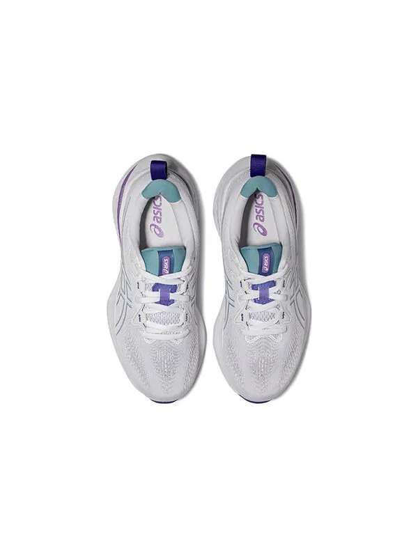 Кроссовки гель кумулус 25 Asics — изображение 3 из 3, белый/синий