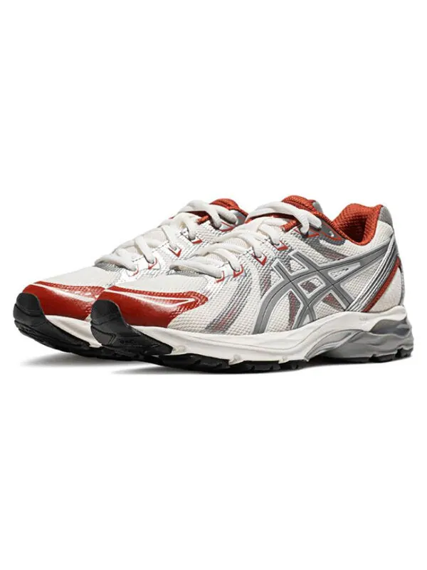 Кроссовки гель флюс 4 Asics — изображение 2 из 4, белый/красный/серый