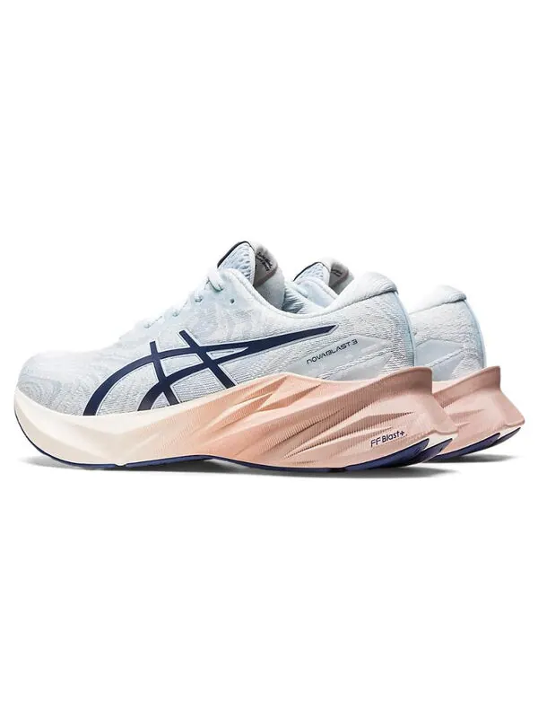 Кроссовки новабласт 3 Asics — изображение 4 из 4, синий/розовый
