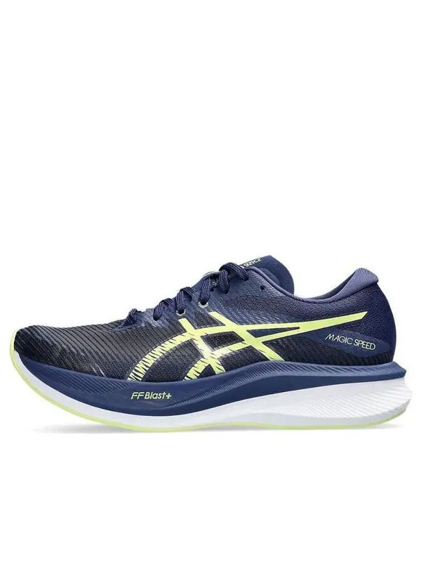 Кроссовки magic speed 3 'illusion blue glow yellow' Asics — изображение 1 из 4, синий/желтый