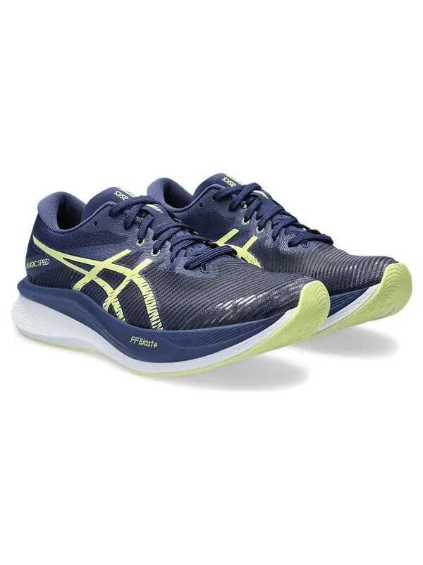 Кроссовки magic speed 3 'illusion blue glow yellow' Asics — изображение 4 из 4, синий/желтый