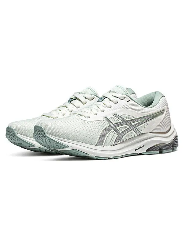 Кроссовки гелевые пульс 12 кроссовки Asics — изображение 2 из 4, зеленый/белый