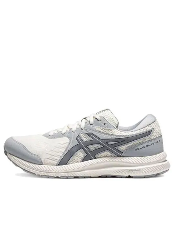 Кроссовки гель contend 7 беговые кроссовки Asics — изображение 1 из 3, белый/серый