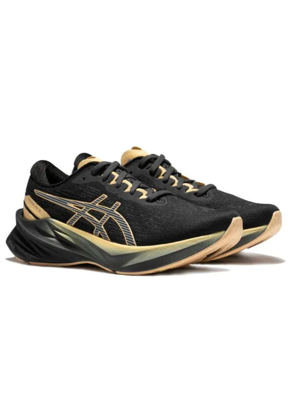 Кроссовки novablast 3 lite show Asics — изображение 4 из 4, черный/серый