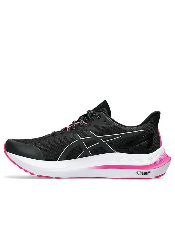 Кроссовки gt 2000 12 lite show кроссовки для бега Asics — изображение 1 из 4, черный/белый/розовый