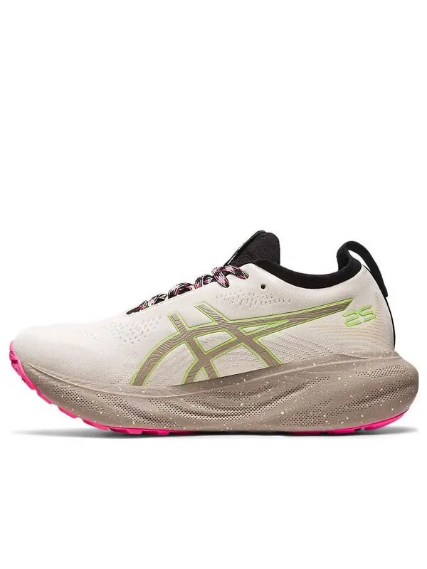 Кроссовки гель нимбус 25 Asics — изображение 1 из 4, бежевый/зеленый