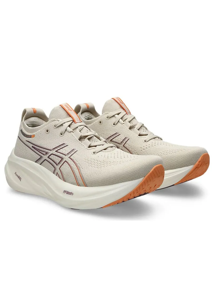 Кроссовки (WMNS) ASICS Gel-Nimbus 26 'Oatmeal Faded Orange' — изображение 3 из 7, серый