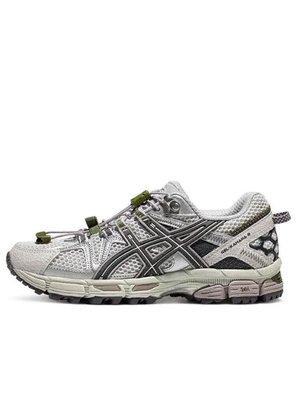 Кроссовки гелевые кахана 8 Asics — изображение 1 из 4, серый/зеленый