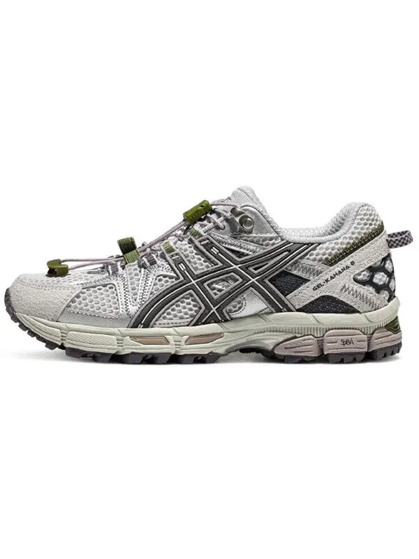 Кроссовки гелевые кахана 8 Asics — изображение 2 из 4, серый/зеленый