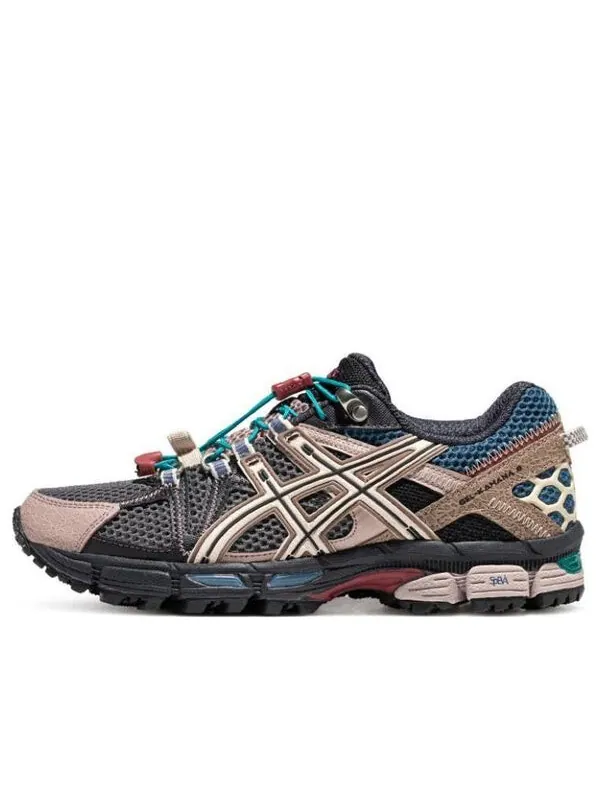 Кроссовки гелевые кахана 8 фл Asics — изображение 1 из 3, зеленый/коричневый