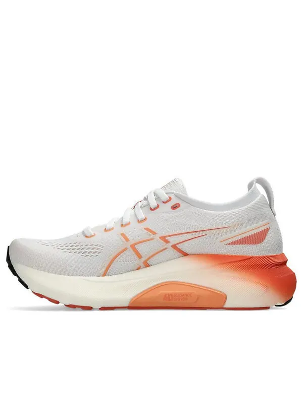 Кроссовки гелевые kayano 31 широкие кроссовки Asics — изображение 1 из 4, белый/оранжевый/черный