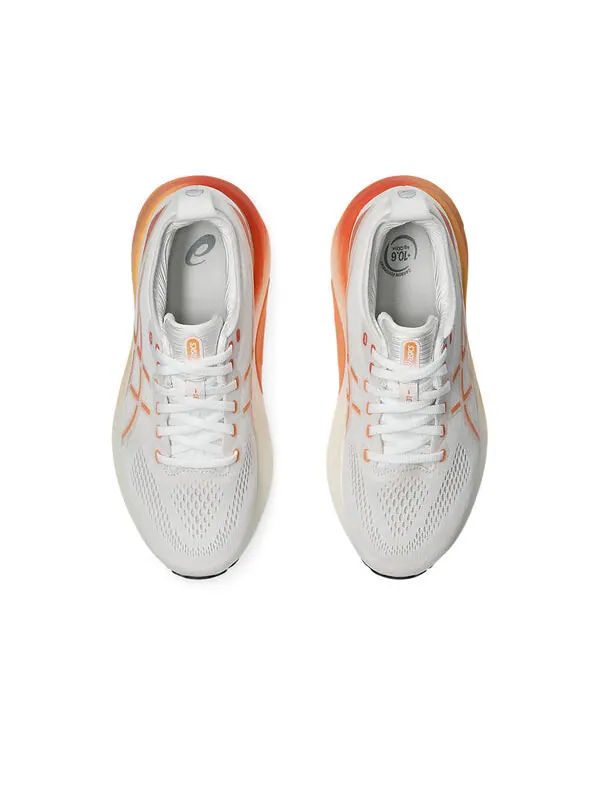 Кроссовки гелевые kayano 31 широкие кроссовки Asics — изображение 4 из 4, белый/оранжевый/черный