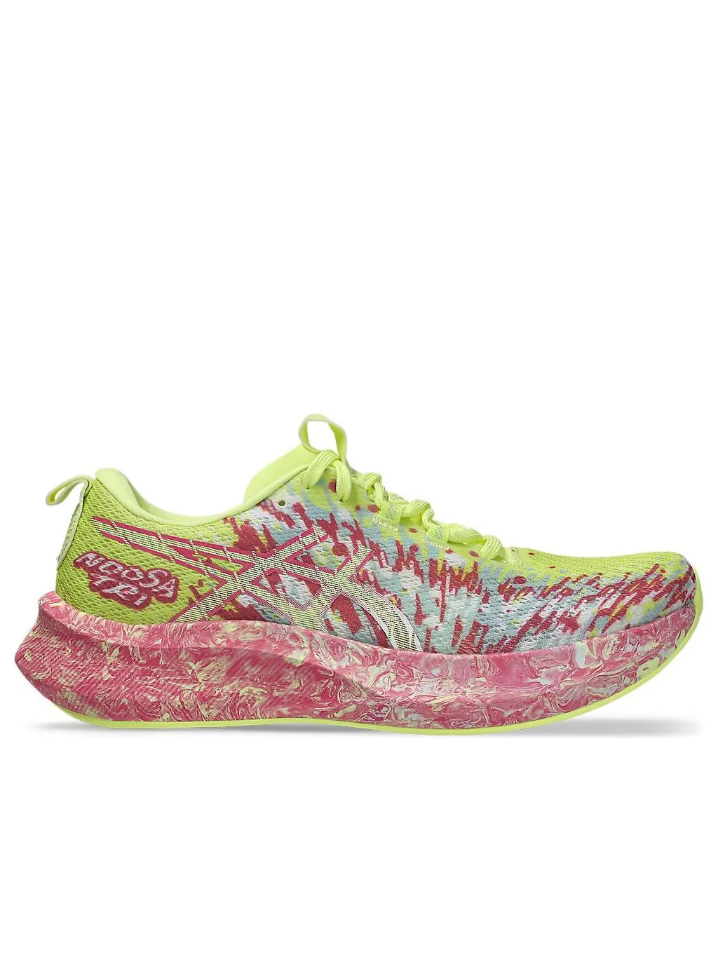 Кроссовки (WMNS) ASICS Noosa Tri 16 'Lucid Yellow Bright Rose' — изображение 2 из 7, желтый
