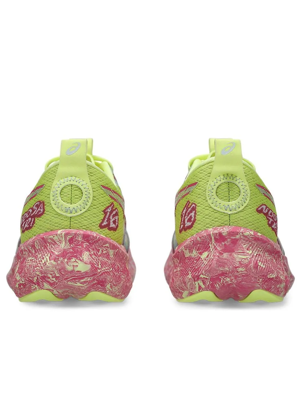 Кроссовки (WMNS) ASICS Noosa Tri 16 'Lucid Yellow Bright Rose' — изображение 5 из 7, желтый
