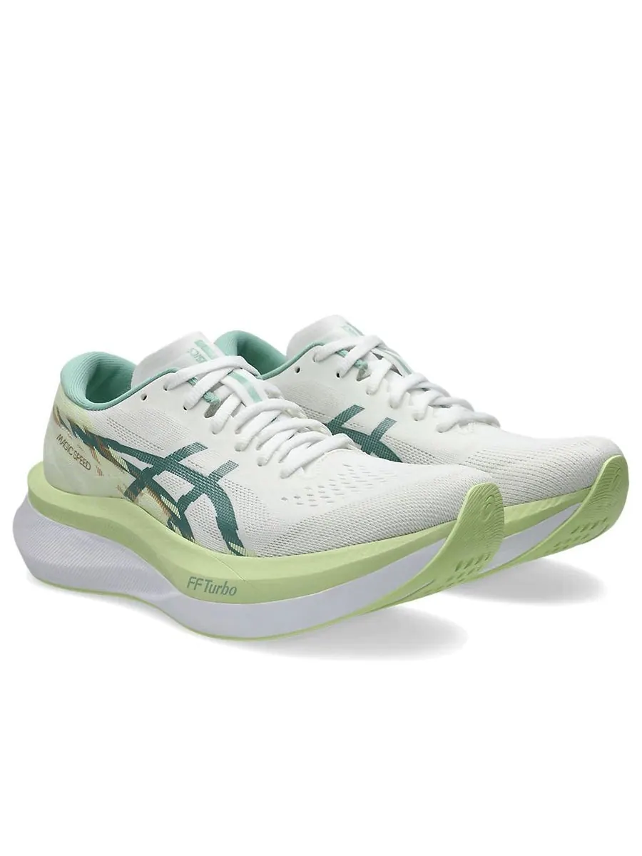Кроссовки (WMNS) ASICS Magic Speed 4 'White Celadon' — изображение 3 из 7, белый