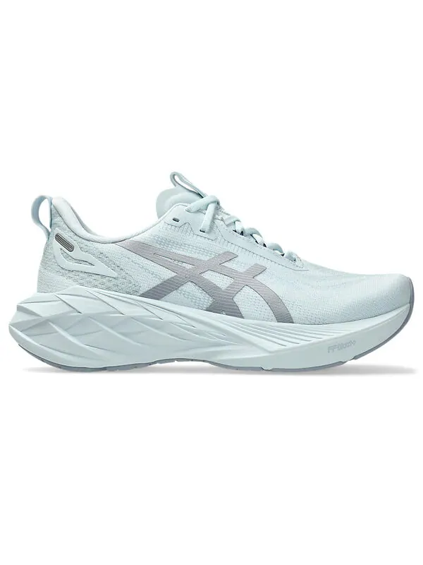 Кроссовки novablast 4 le 'cool grey' Asics — изображение 2 из 4, серый/серый синий