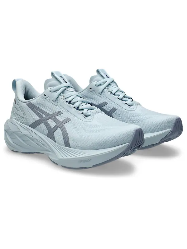 Кроссовки novablast 4 le 'cool grey' Asics — изображение 3 из 4, серый/серый синий