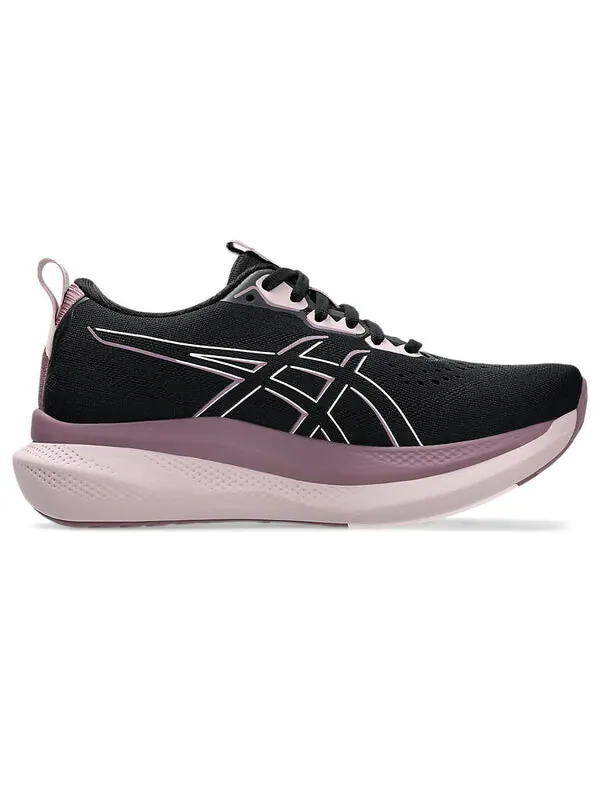 Кроссовки glideride max 'black pale pink' Asics — изображение 2 из 4, черный/бледный розовый