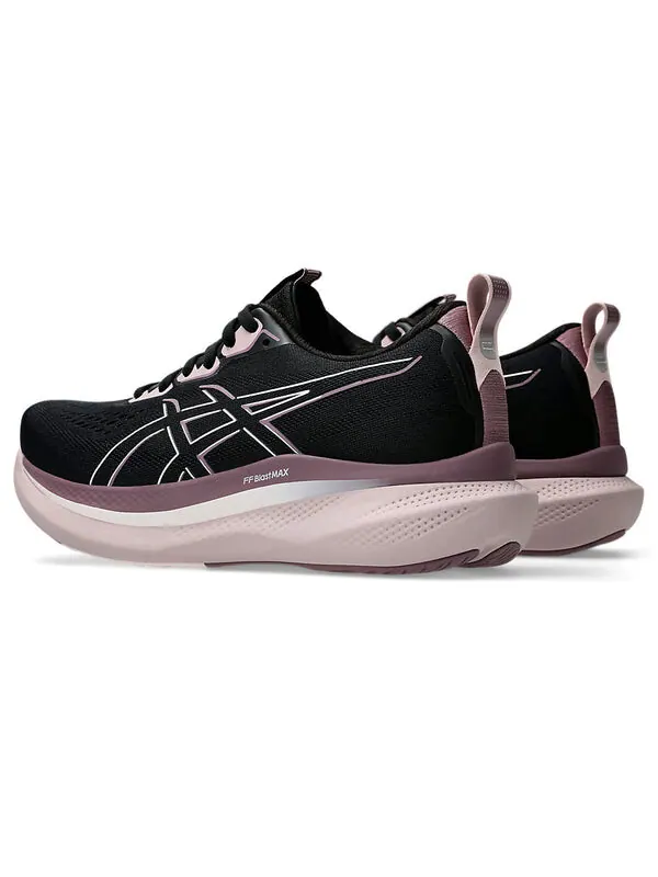 Кроссовки glideride max 'black pale pink' Asics — изображение 4 из 4, черный/бледный розовый
