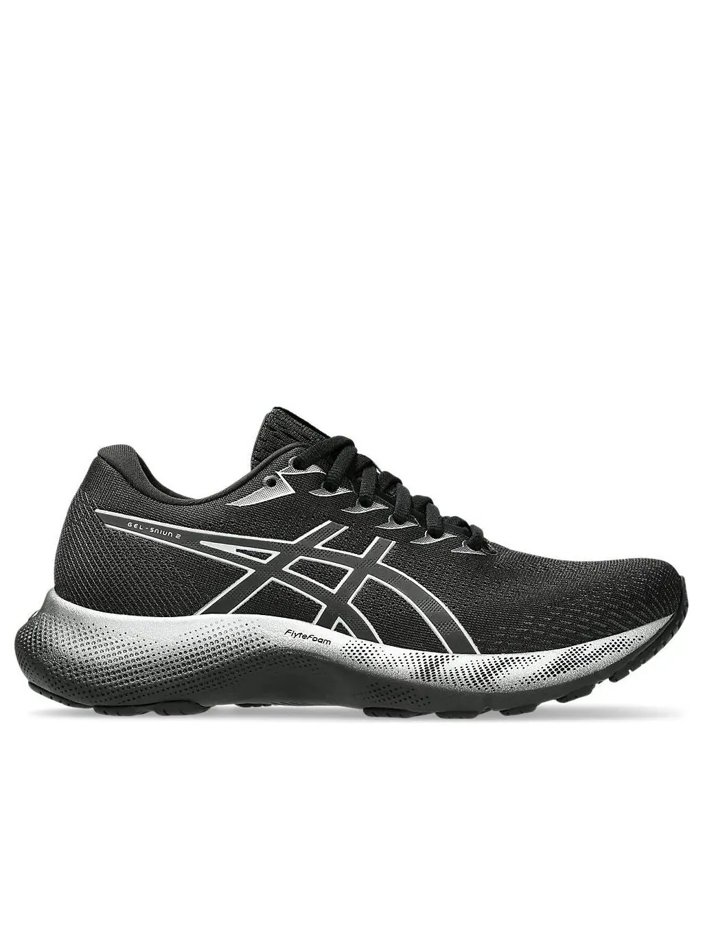 (WMNS) Asics Gel-Saiun 2 'Black Pure Silver' — изображение 2 из 7, черный/серебристый