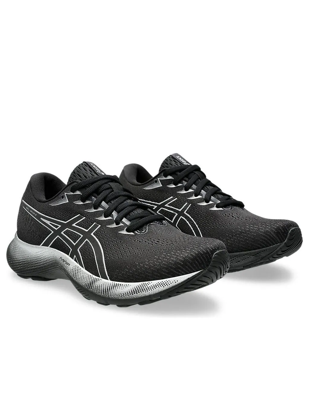 (WMNS) Asics Gel-Saiun 2 'Black Pure Silver' — изображение 3 из 7, черный/серебристый