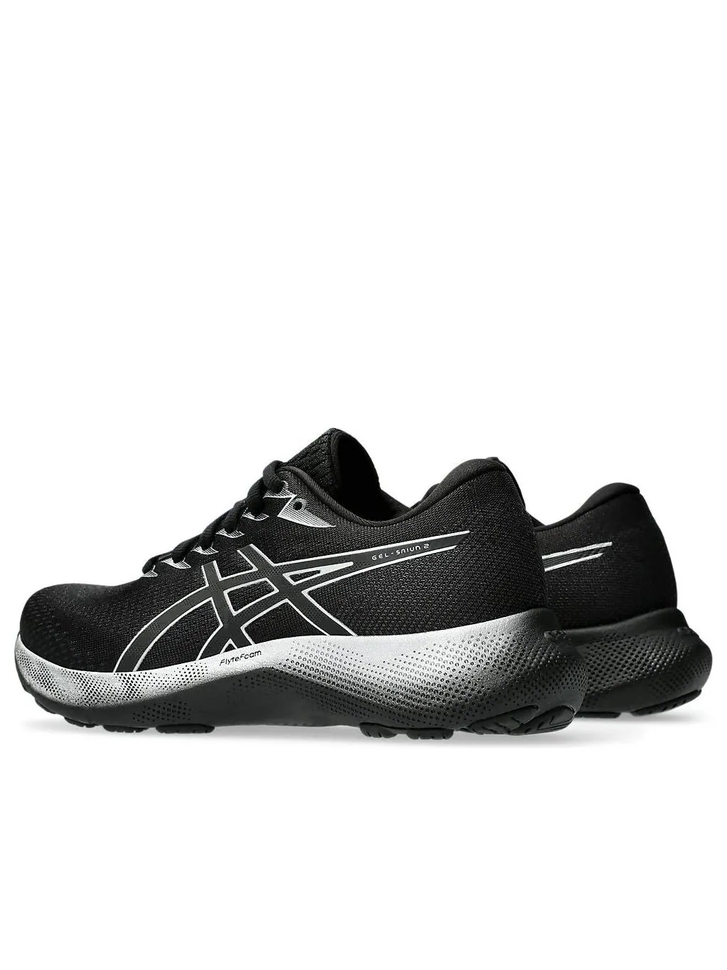 (WMNS) Asics Gel-Saiun 2 'Black Pure Silver' — изображение 4 из 7, черный/серебристый