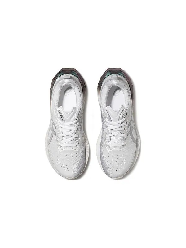 Кроссовки novablast 4 платина Asics — изображение 4 из 4, белый/серебристый