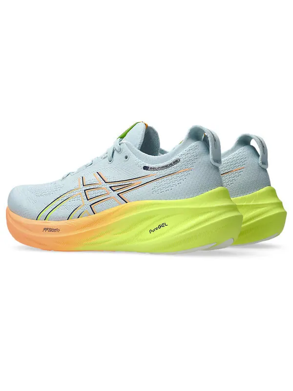 Кроссовки гель нимбус 26 Asics — изображение 4 из 4, серый/желтый