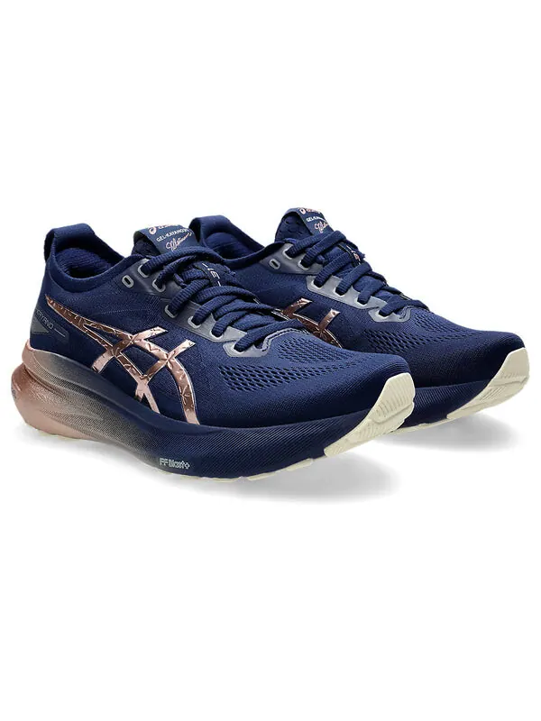 Кроссовки gel-kayano 31 platinum 'blue expanse rose gold' Asics — изображение 3 из 4, синий/розовый золотистый