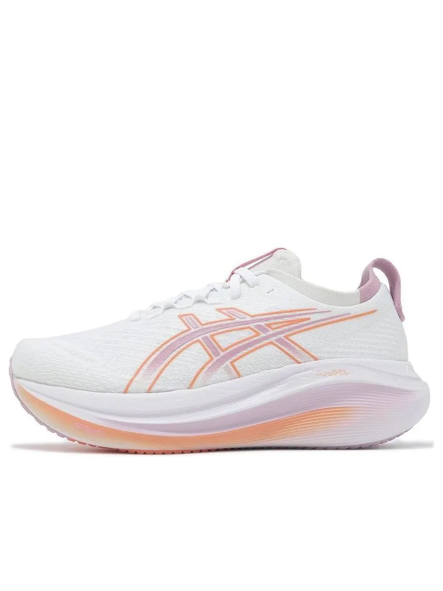 Кроссовки (WMNS) ASICS Gel-Nimbus 27 Wide 'White Light Ube' — изображение 1 из 5, белый