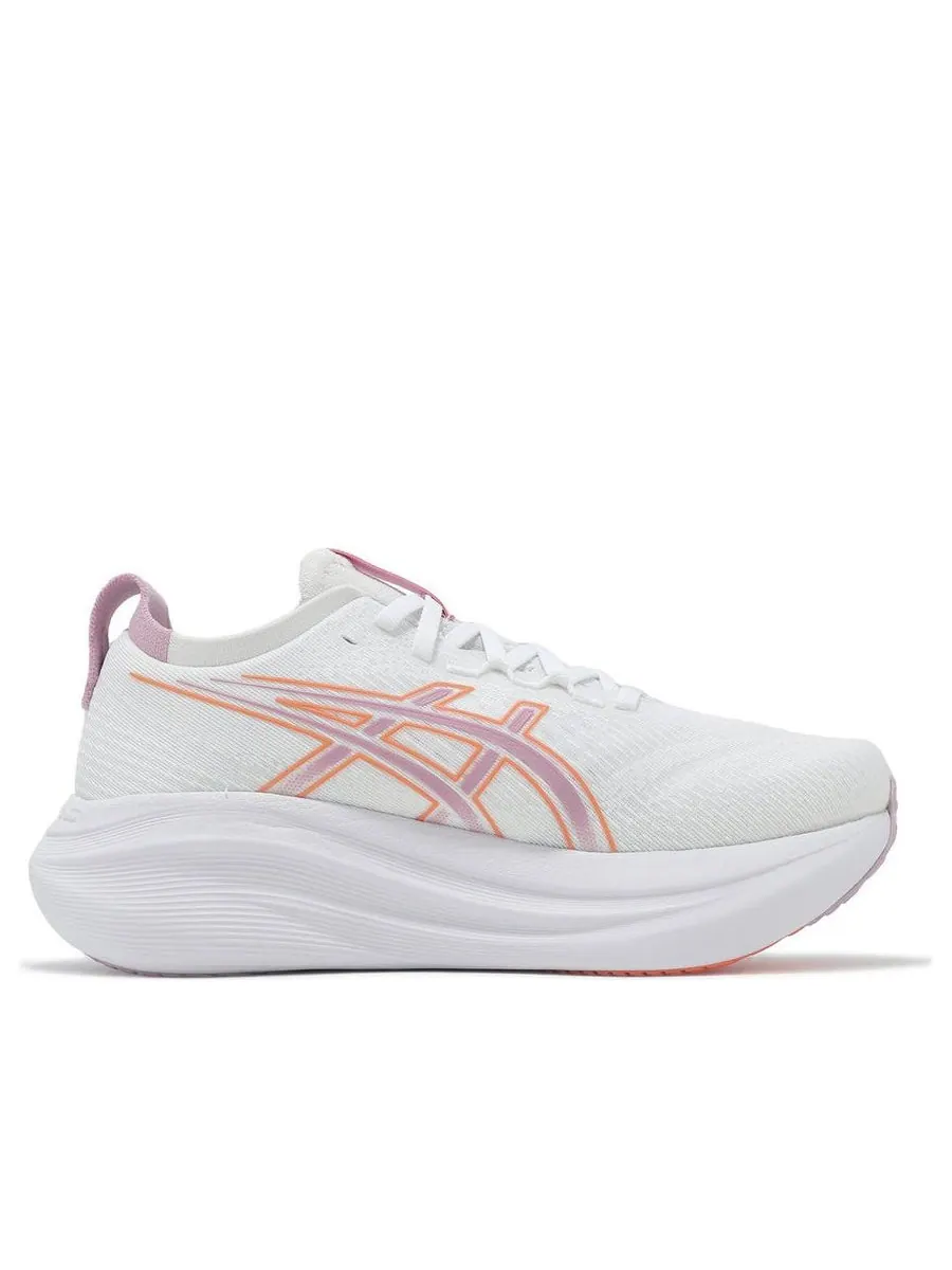 Кроссовки (WMNS) ASICS Gel-Nimbus 27 Wide 'White Light Ube' — изображение 2 из 5, белый