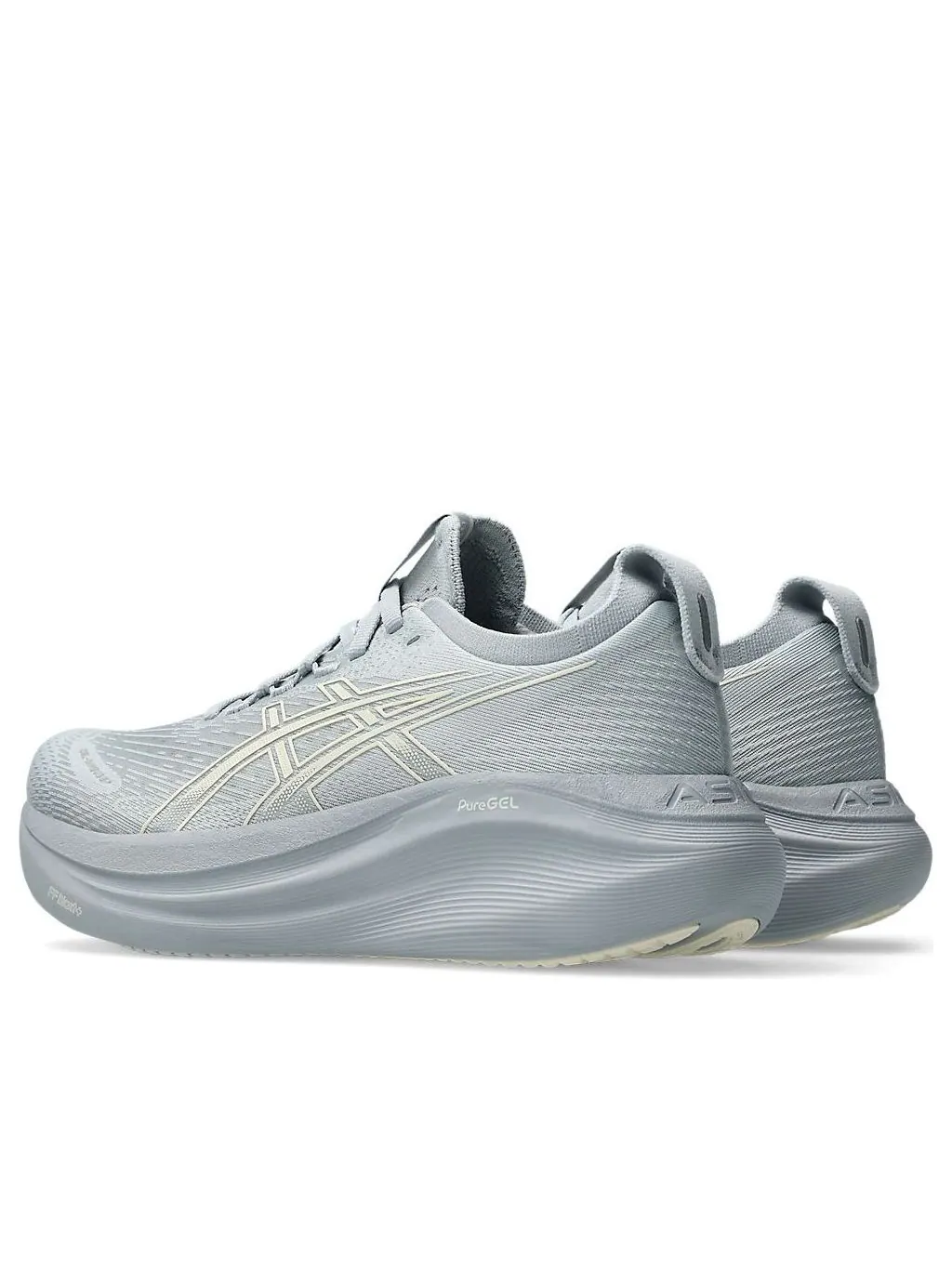 (WMNS) Asics Gel-Nimbus 27 'Piedmont Grey Cream' — изображение 4 из 7, серый/кремовый