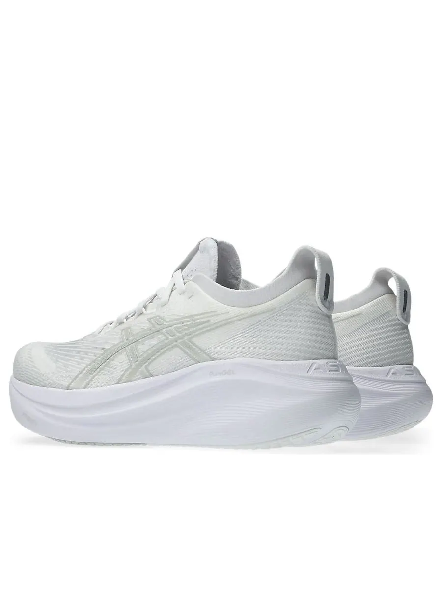 Кроссовки (WMNS) ASICS Gel-Nimbus 27 'White Glacier Grey' — изображение 2 из 5, белый