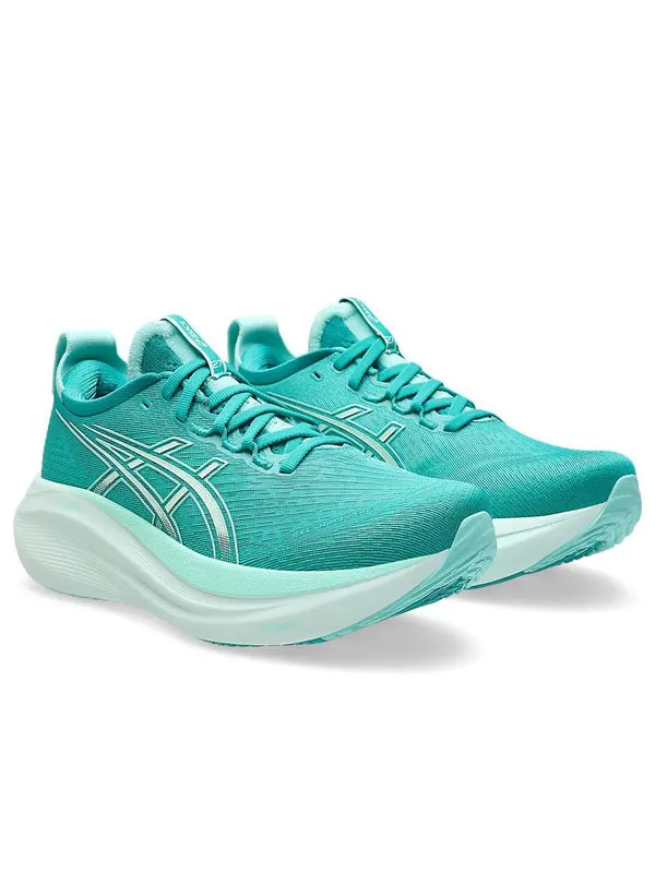 Кроссовки gel-nimbus 27 Asics — изображение 3 из 4, бирюзовый