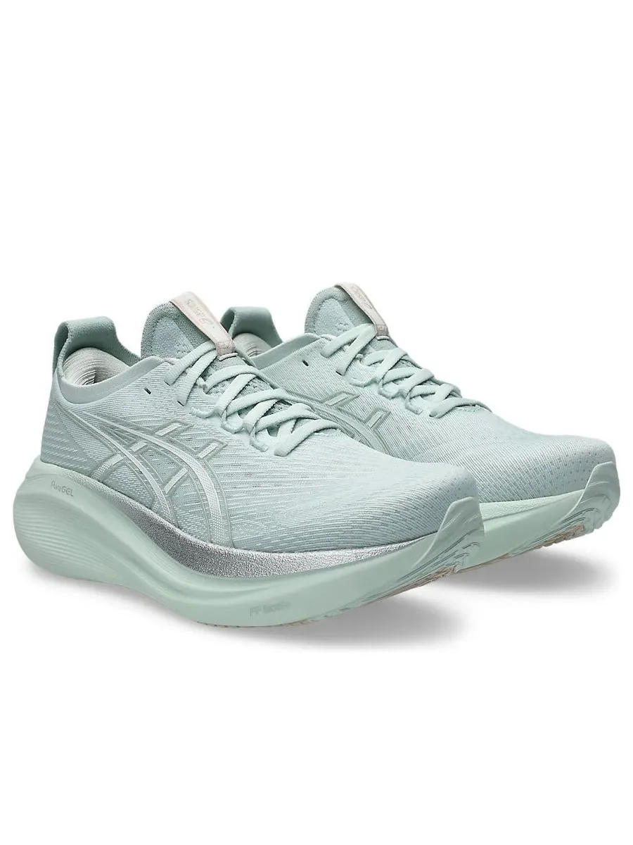 Кроссовки (WMNS) ASICS Gel-Nimbus 27 'Pure Aqua Pure Silver' — изображение 3 из 7, бирюзовый