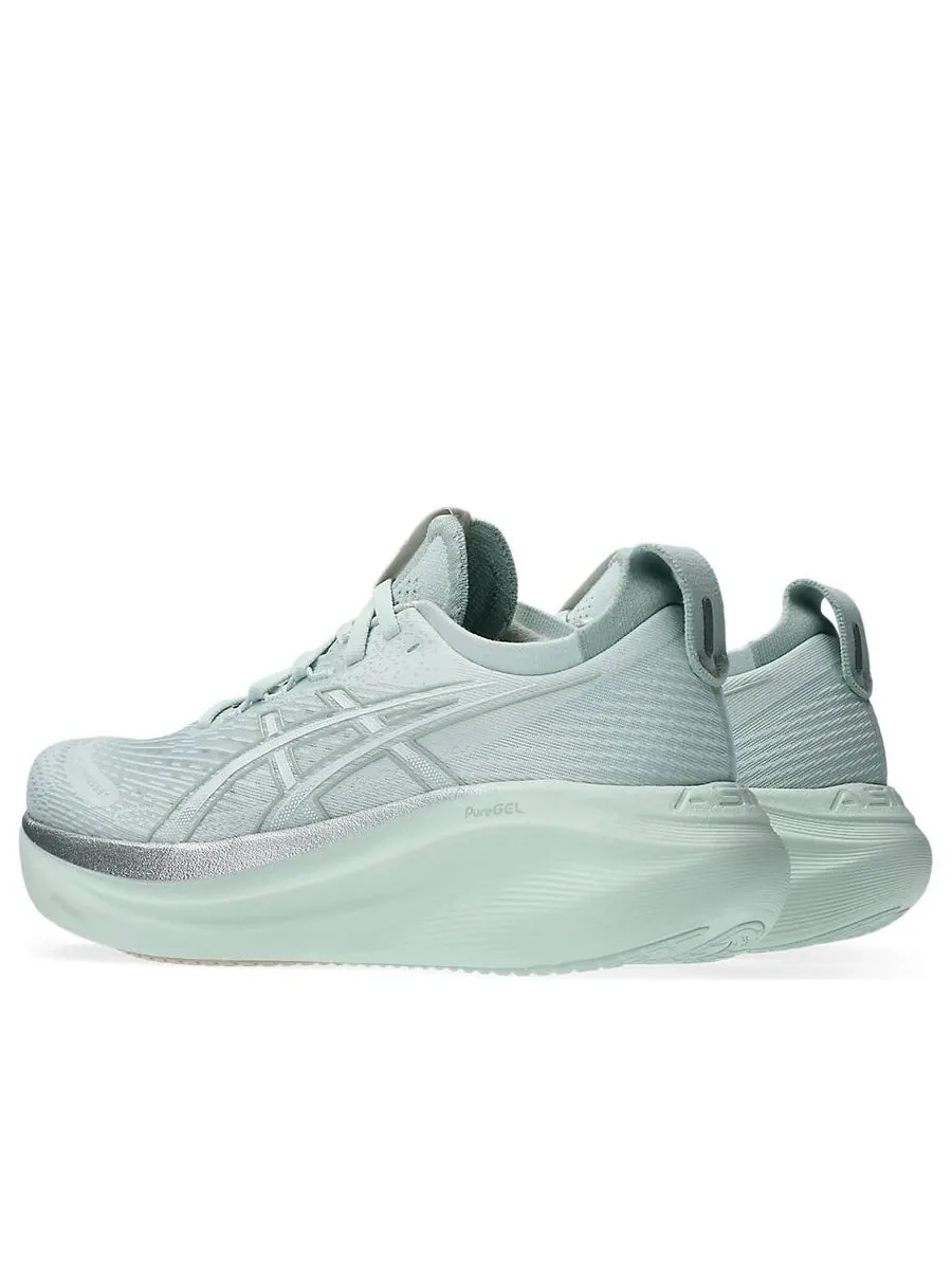 Кроссовки (WMNS) ASICS Gel-Nimbus 27 'Pure Aqua Pure Silver' — изображение 4 из 7, бирюзовый