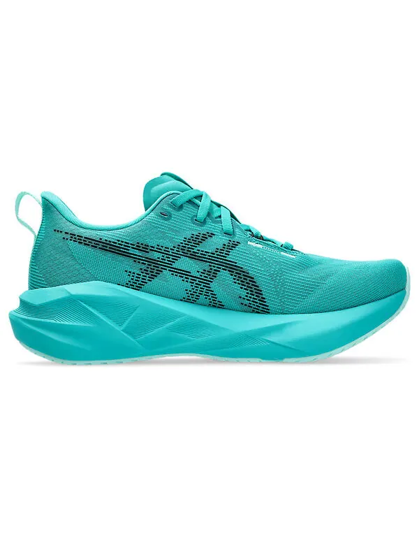 Кроссовки novablast 5 'wave teal black' Asics — изображение 2 из 4, черный