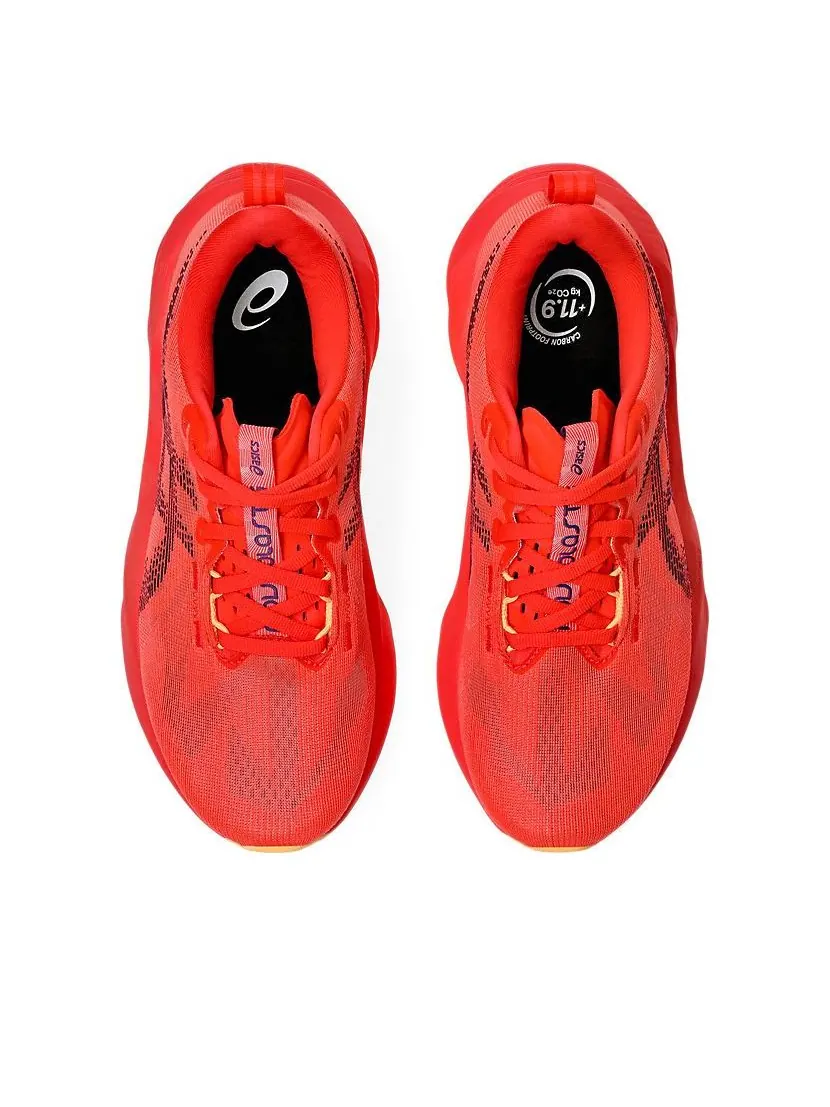 Кроссовки (WMNS) ASICS Novablast 5 'Flash Red Edo Purple' — изображение 4 из 6, красный