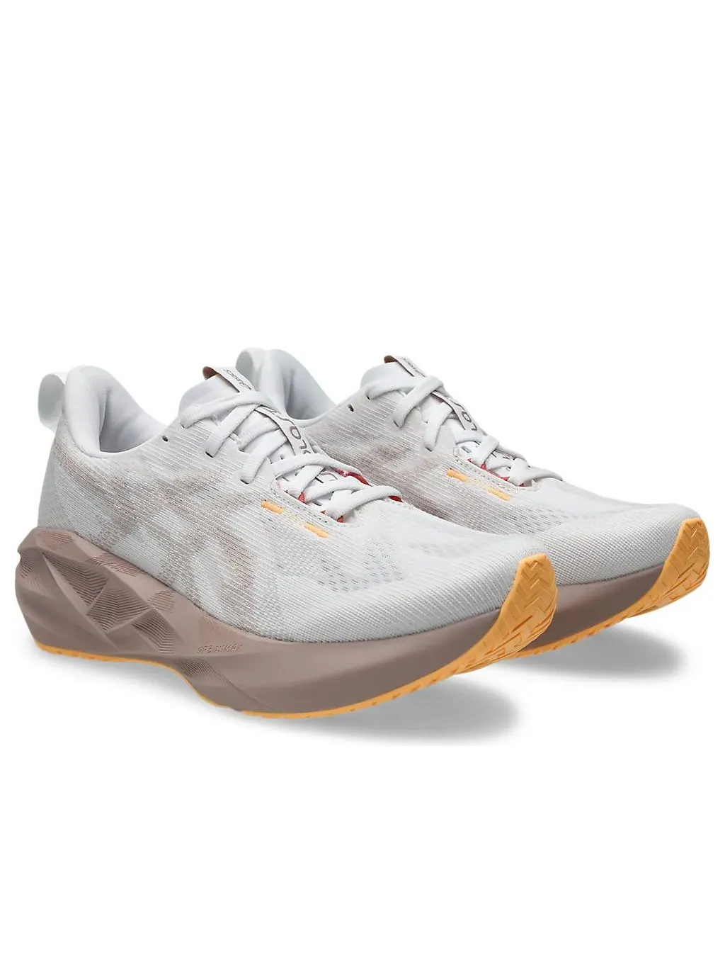 Кроссовки (WMNS) ASICS Novablast 5 Wide 'White Fawn' — изображение 3 из 6, белый