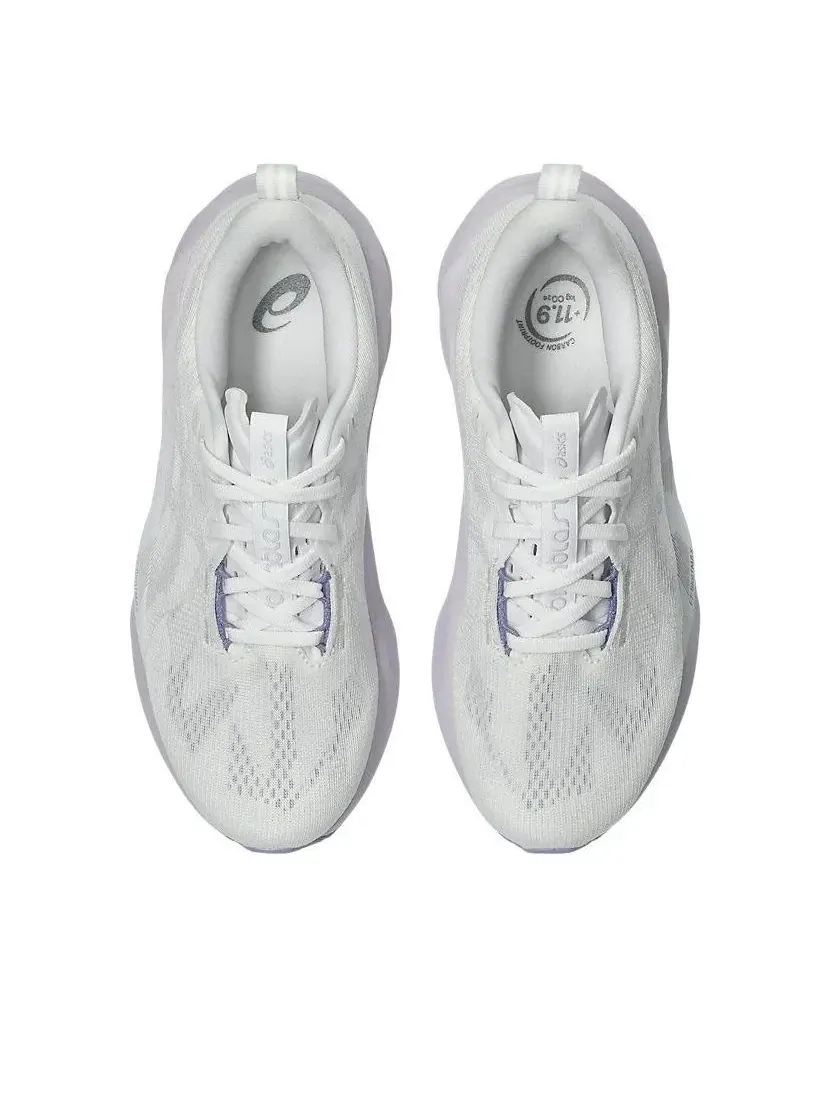 Кроссовки (WMNS) ASICS Novablast 5 D Wide 'White Lilac Hint' — изображение 3 из 6, белый