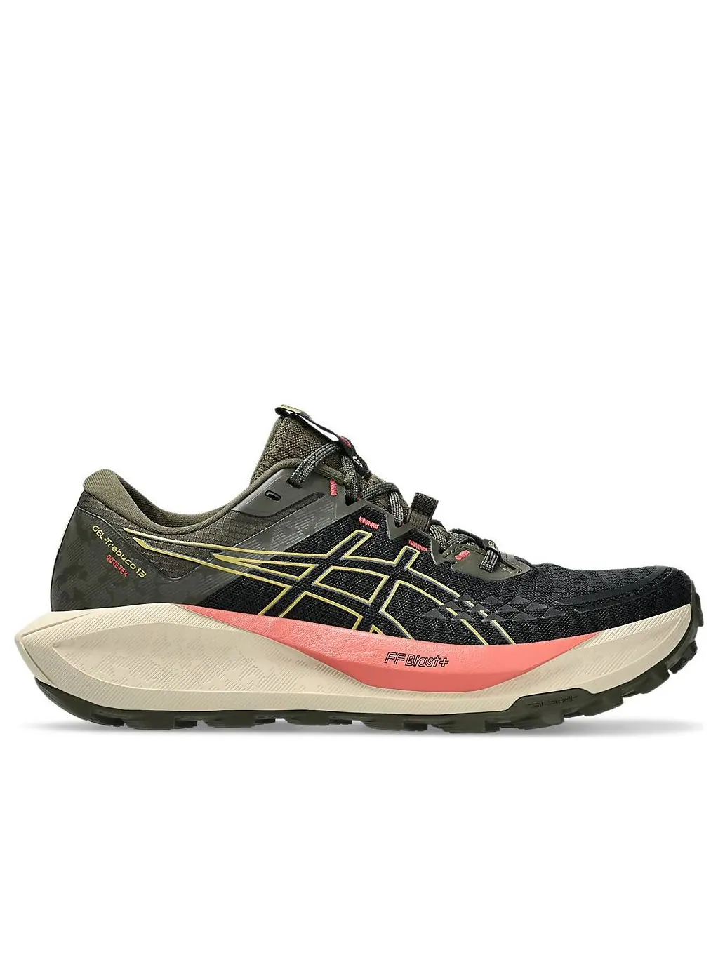 Кроссовки (WMNS) ASICS Gel-Trabuco 13 GTX 'Black Lemongrass' — изображение 2 из 7, черный