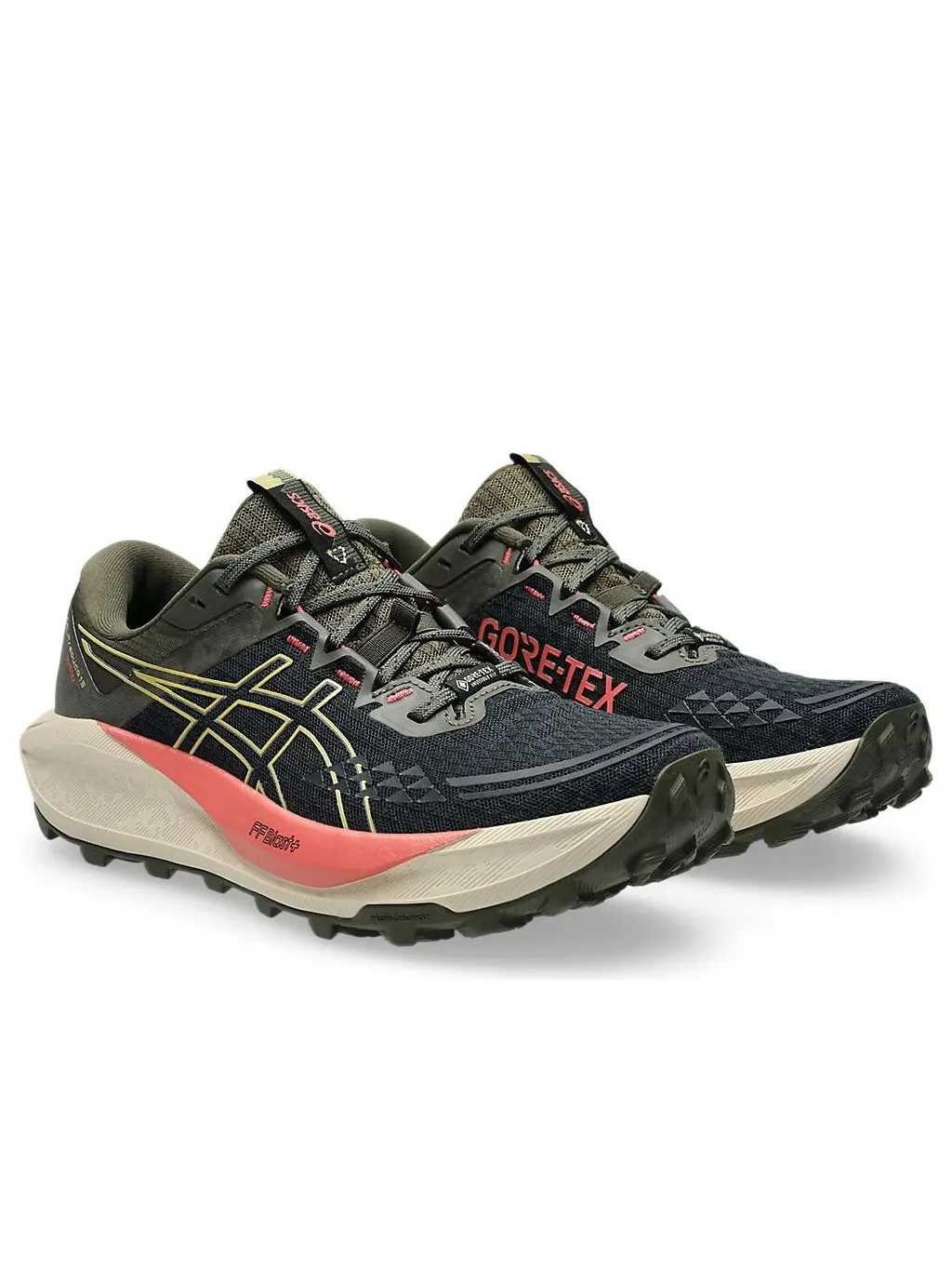 Кроссовки (WMNS) ASICS Gel-Trabuco 13 GTX 'Black Lemongrass' — изображение 3 из 7, черный