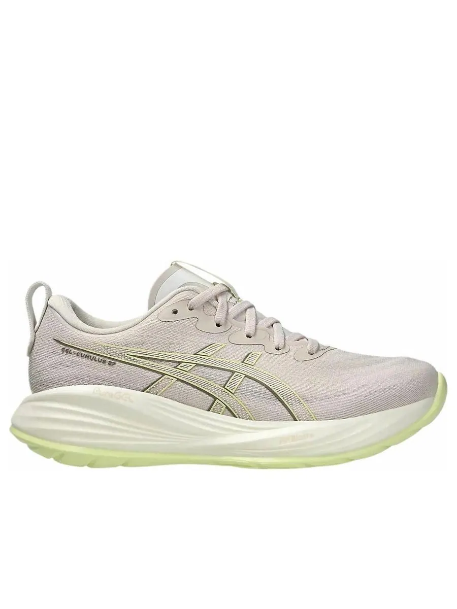 Кроссовки (WMNS) ASICS Gel-Cumulus 27 'Mineral Beige Huddle Yellow' — изображение 2 из 6, бежевый