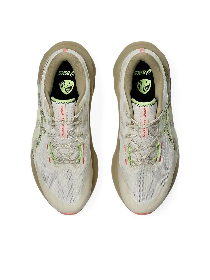 Кроссовки (WMNS) ASICS Novablast 5 TR 'Nature Bathing Guava' — изображение 6 из 7, бежевый