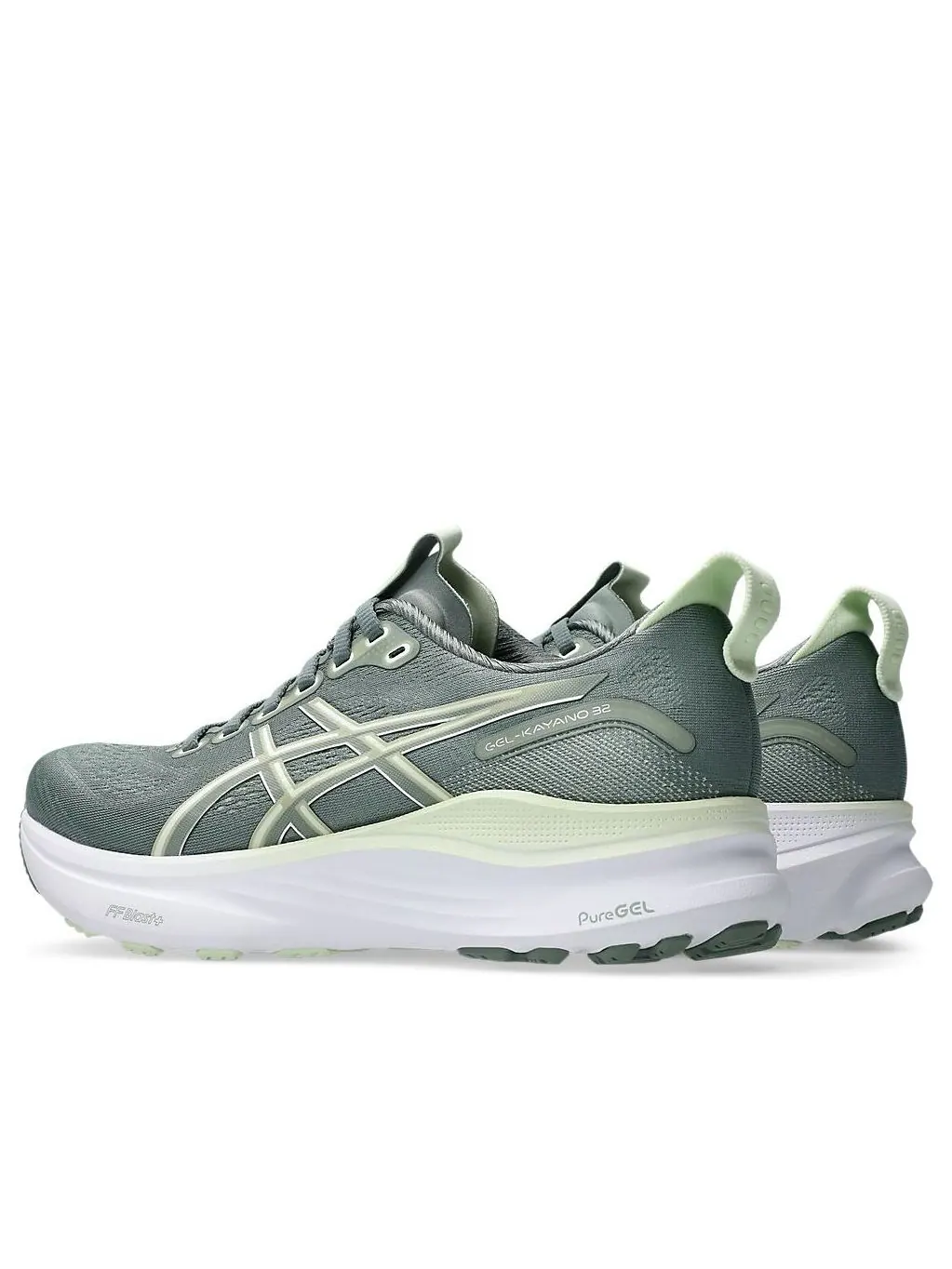 Кроссовки (WMNS) Asics Gel-Kayano 32 'Monument Blue Whisper Green' — изображение 3 из 7, зеленый