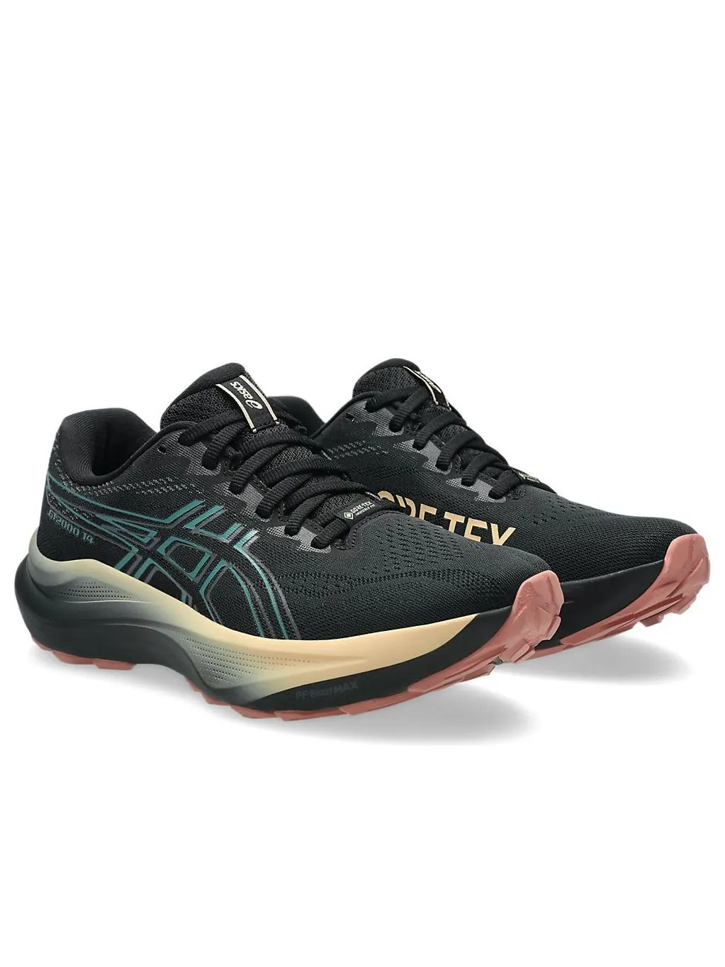 (WMNS) Asics GT-2000 14 Gore-Tex 'Black Misty Pine' — изображение 3 из 7, черный