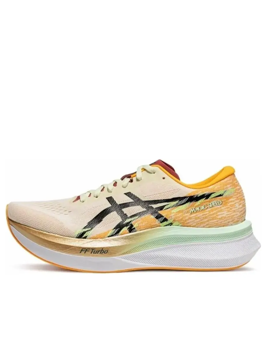 Кроссовки (WMNS) ASICS Magic Speed 4 'Chengdu' — изображение 1 из 3, бежевый