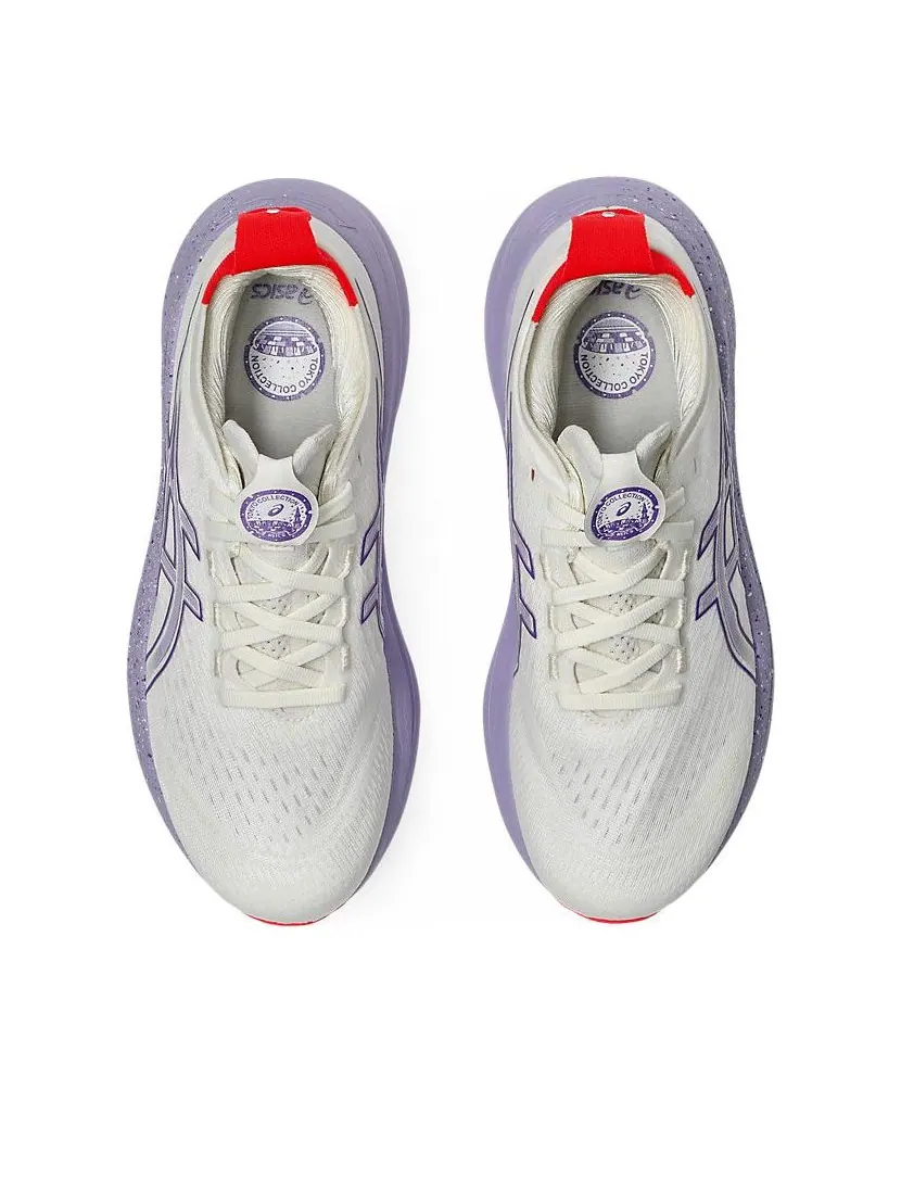 (WMNS) Asics Gel-Nimbus 27 Tokyo 'Cream Edo Purple' — изображение 6 из 7, кремовый/фиолетовый