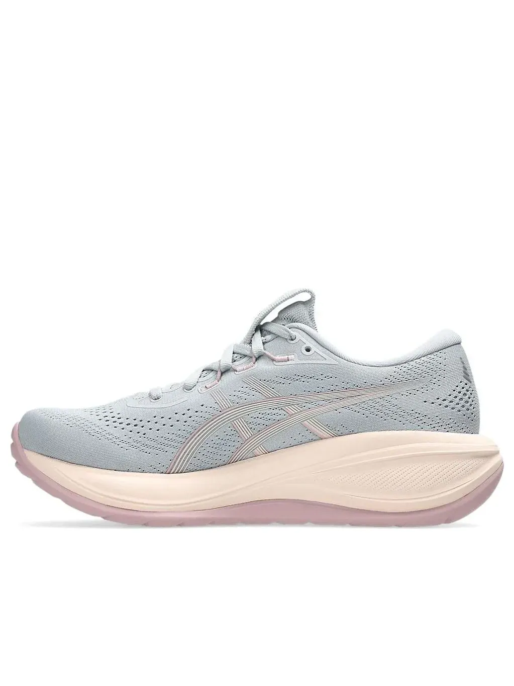 Кроссовки (WMNS) ASICS Gel-Cumulus 28 'Grey Orange Pink' — изображение 1 из 6, серый