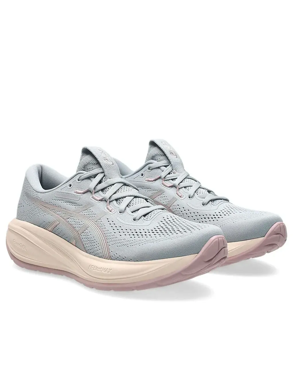 Кроссовки (WMNS) ASICS Gel-Cumulus 28 'Grey Orange Pink' — изображение 2 из 6, серый